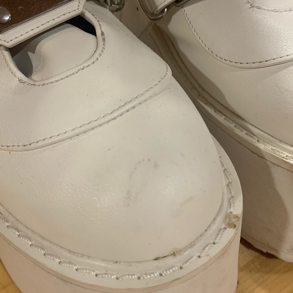 white demonia damned-318 boots - Picture 8 of 8